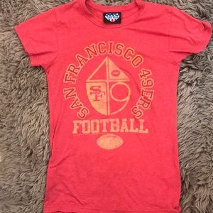 San Francisco 49er vintage JUNK FOOD red shirt